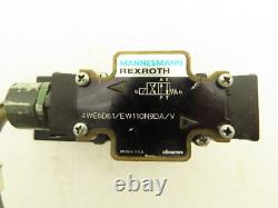 Rexroth 4WE6D61/EW110N9DA/V Hydraulic Directional Valve Solenoid 24VDC