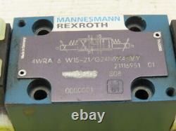 Rexroth 4WRA 6 W15-21/G24N9Z45/V 4/3 Position Hydraulic Directional Valve