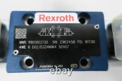 Rexroth R900902730 4WE 6 E62/EG24N9K4 Hydraulic Directional Control Valve 24v-dc