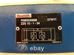 Rexroth R983030696 174 07W11 Z2S-10-1-34 Hydraulic Directional Valve New