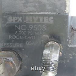 SPX Hytec No. 9503 3 Position 2 Way Manual Hydraulic Control Valve 5000 PS