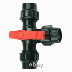 Three-way Style Connection Pipe Valve High Pressure Resistance Plastic Materials