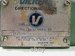 Vickers 434917 Dg4s4 016c Wb 50 Hydraulic Directional Control Valve Good