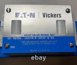 Vickers Hydraulic Directional Control Valve DG4S4LW-0133C-B-60, 120VAC Coil NEW