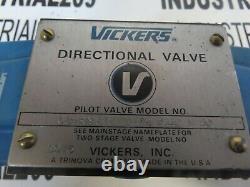 Vickers Hydraulic Directional Valve Dg4s4011cm60 New