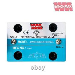 WINCHMAX CETOP3/NG6 12v Solenoid Operated Directional Hydraulic Control Valve