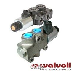 Walvoil 3 Way Solenoid Diverter, 3/8 BSP 24V DC