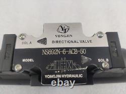 Yongjin Hydraulic Ns692n-6-acb-50 Directional Valve Volt. Ac 110v, Fast Shipping