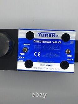 Yuken Hydraulic Direction Valve, Part No. DMG-01-3D2-10
